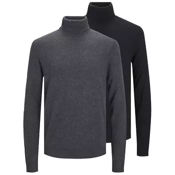 Свитер Jack & Jones Emil Roll Neck, черный