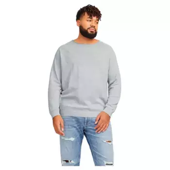 Свитер Jack & Jones Hill Plus Size, серый