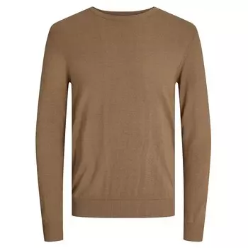 Свитер Jack & Jones Jjeemil Crew Neck, коричневый