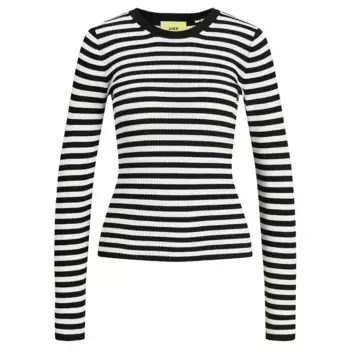 Свитер Jack & Jones Jodi Tight Stripe JJXX, черный