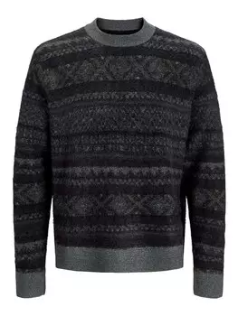 Свитер JACK & JONES JORRidgewood, цвет Anthracite/Dark grey