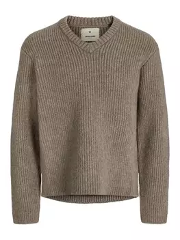 Свитер JACK & JONES, коричневый