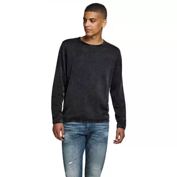 Свитер Jack & Jones Leo Knit Crew Neck, черный