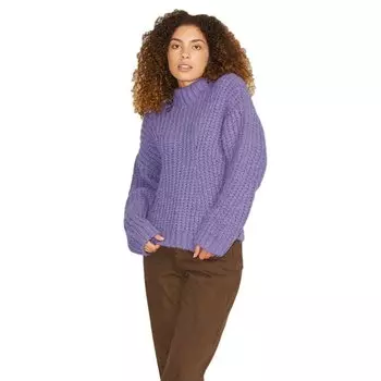 Свитер Jack & Jones Maxime Crew Neck JJXX, фиолетовый