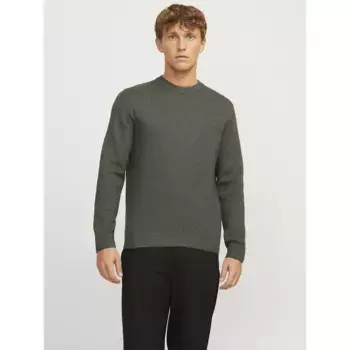 Свитер Jack & Jones Milano Stitch, серый/зеленый