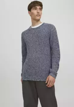 Свитер Jack & Jones с круглым вырезом "PHIL KNIT CREW NECK", цвет Skydiver