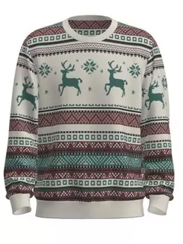 Свитер JACK & JONES Snowball, бежевый