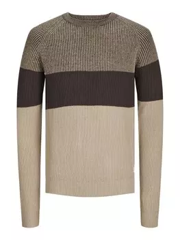 Свитер JACK & JONES Sweater, бежевый