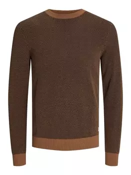 Свитер JACK & JONES Sweater JJEGlobe, цвет Pueblo