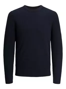Свитер JACK & JONES Sweater JJEPerfect, ночной синий