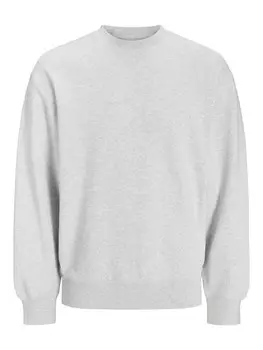 Свитер JACK & JONES Sweatshirt JJECharge, цвет mottled white