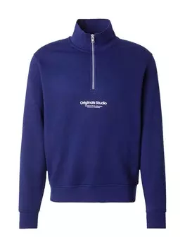 Свитер JACK & JONES Sweatshirt JORVESTERBRO, морской синий
