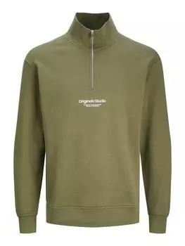 Свитер JACK & JONES Sweatshirt JORVesterbro, оливковый