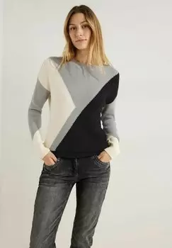 Свитер Jacquard Cecil, цвет schwarz