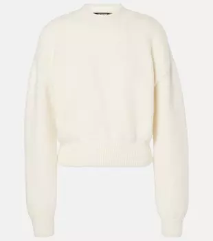 Свитер Jacquemus Mail из смеси шерсти Jacquemus, цвет light beige
