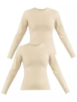 Свитер Janice Sweatshirt Niska, бежевый