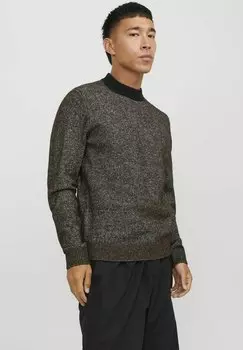Свитер Jcospace Mock Neck Jack & Jones, цвет seal brown