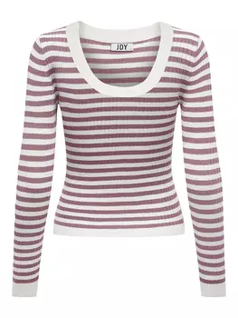 Свитер JDY, цвет Braun/Creme
