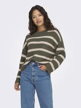 Свитер JDY, цвет Khaki/Creme