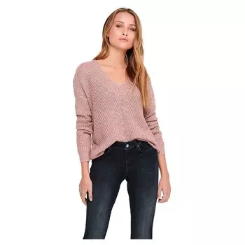 Свитер Jdy New Megan V Neck, розовый