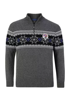 Свитер ЭЭРУ JAN VANDERSTORM, темно-серый