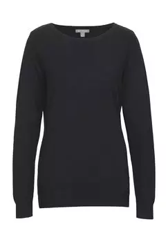 Свитер Элея, вырез лодочка, манжеты в рубчик, женский Galeria, черный