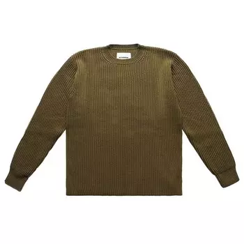 Свитер Jil Sander Cableknit Sweater Green, зеленый