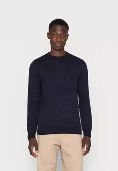 Свитер JJEATLAS CREW NECK NOOS Jack & Jones, настроение индиго