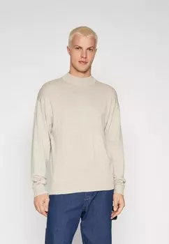 Свитер JJEEMIL MOCK NECK Jack & Jones, овсяные детали/меланж