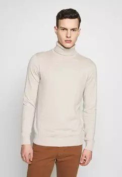 Свитер JJEEMIL ROLL NECK Jack & Jones, овсяный меланж