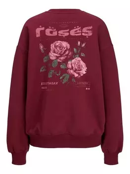 Свитер JJXX Sweatshirt JXSANDRA, красный