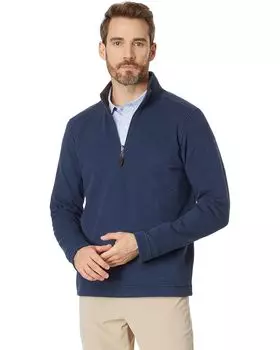 Свитер Johnston & Murphy Reversible 1/4 Zip, цвет Navy/Brown