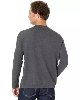 Свитер Johnston & Murphy Reversible Long Sleeve V-Neck, цвет Charcoal/Blue