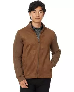 Свитер Johnston & Murphy Suede Full Zip, кэмел