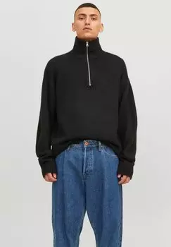 Свитер JOROLLIE HALF ZIP Jack & Jones, черный
