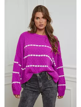 Свитер Josfine Clovis, цвет Lila/Wei