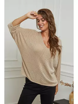 Свитер Josfine Cyber, бежевый