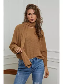 Свитер Josfine Naim, кэмел