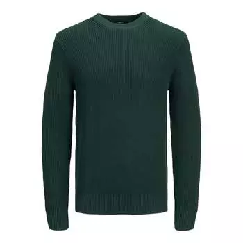 Свитер jprblawell вязки с круглым вырезом Jack & Jones, зеленый