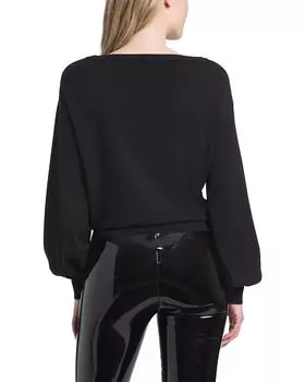 Свитер Juicy Couture Varsity Jacquard Pullover, цвет Liquorice