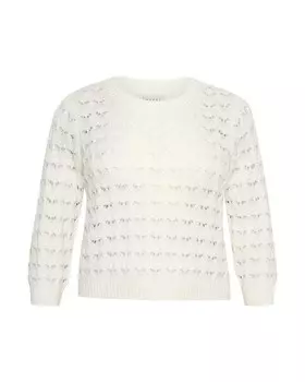 Свитер KAFFE CURVE Helena, белый