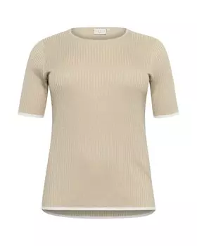 Свитер KAFFE CURVE Izzy, бежевый