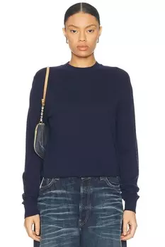 Свитер Kalas с круглым вырезом Acne Studios, цвет Navy Melange