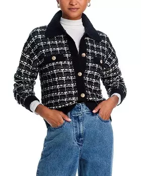 Свитер-кардиган AQUA, черный