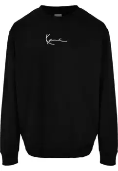 Свитер Karl Kani с круглым вырезом " Karl Kani Men's KKMQ12003BLK Small Signature Crew", черный