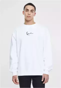 Свитер Karl Kani с круглым вырезом " Karl Kani Men's KKMQ12003WHT Small Signature Crew", белый
