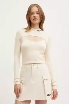 Свитер Karl Lagerfeld Jeans, бежевый
