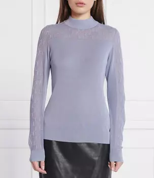 Свитер Karl Lagerfeld LIGHT WEIGHT LOGO Regular Fit, лавандовый