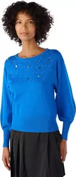 Свитер Karl Lagerfeld Paris Sweater with Rivets, цвет Deep French Blue