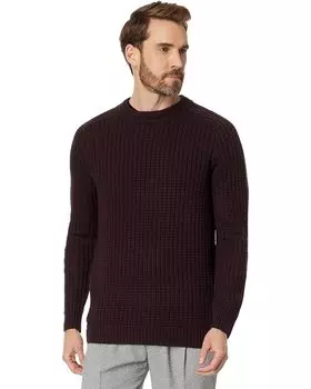 Свитер Karl Lagerfeld Paris Texture Crew Neck, бордовый